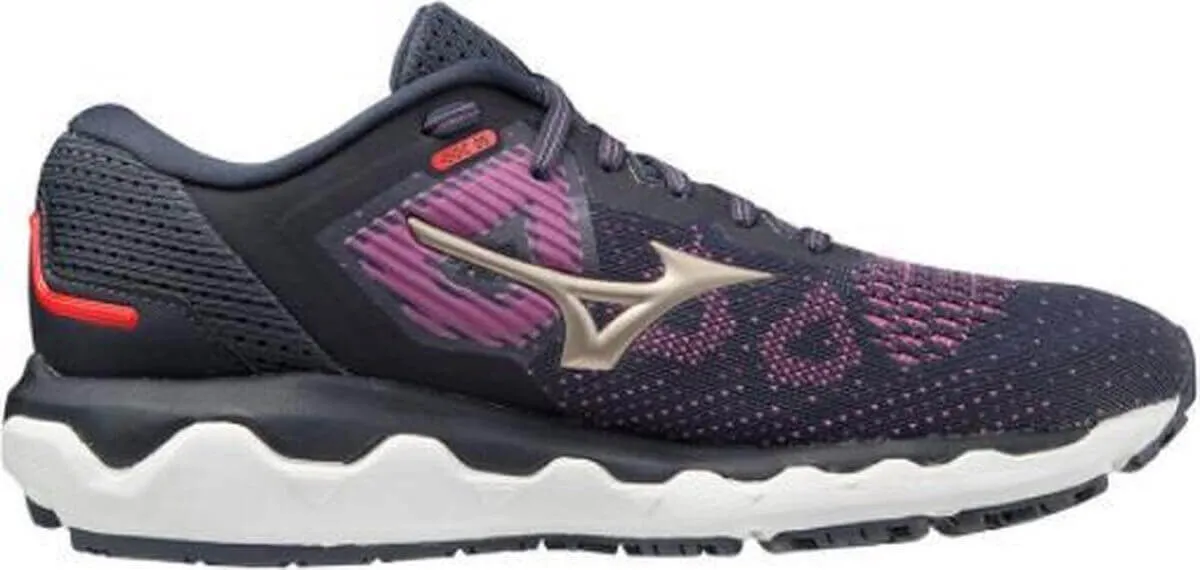 Good Beach Running Shoes Mizuno Womens Wave Horizon 5 Running Shoes - Black/Purple
