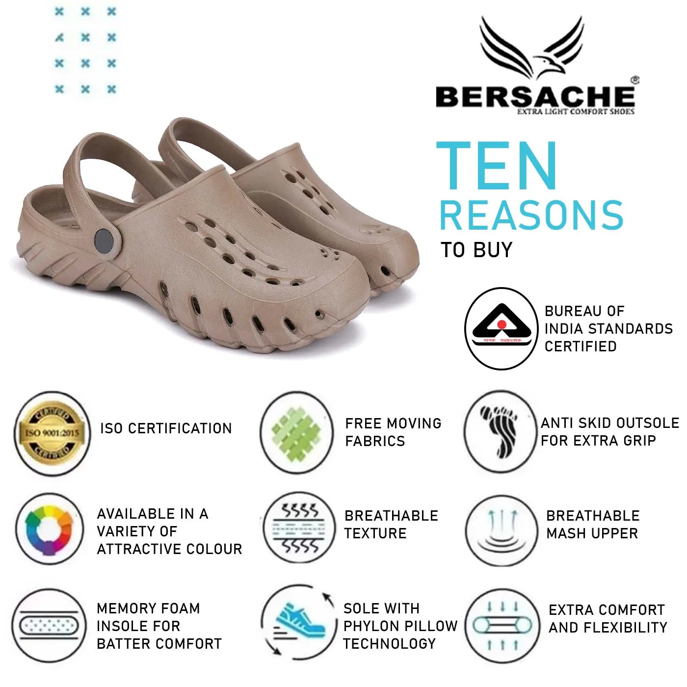 Overwatch Slippers Bersache Extra Soft Classic Casual with Back Strap Regular wear with Ultra Soft & Flexibility Technology Flip-Flop for Men's/ boy,s 6001-(Brown)