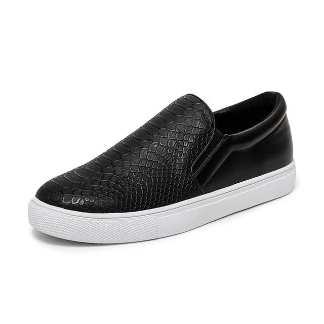 LAASIMI Autumn Women Loafers Plus Size Snake Women Shoes Loafers Types