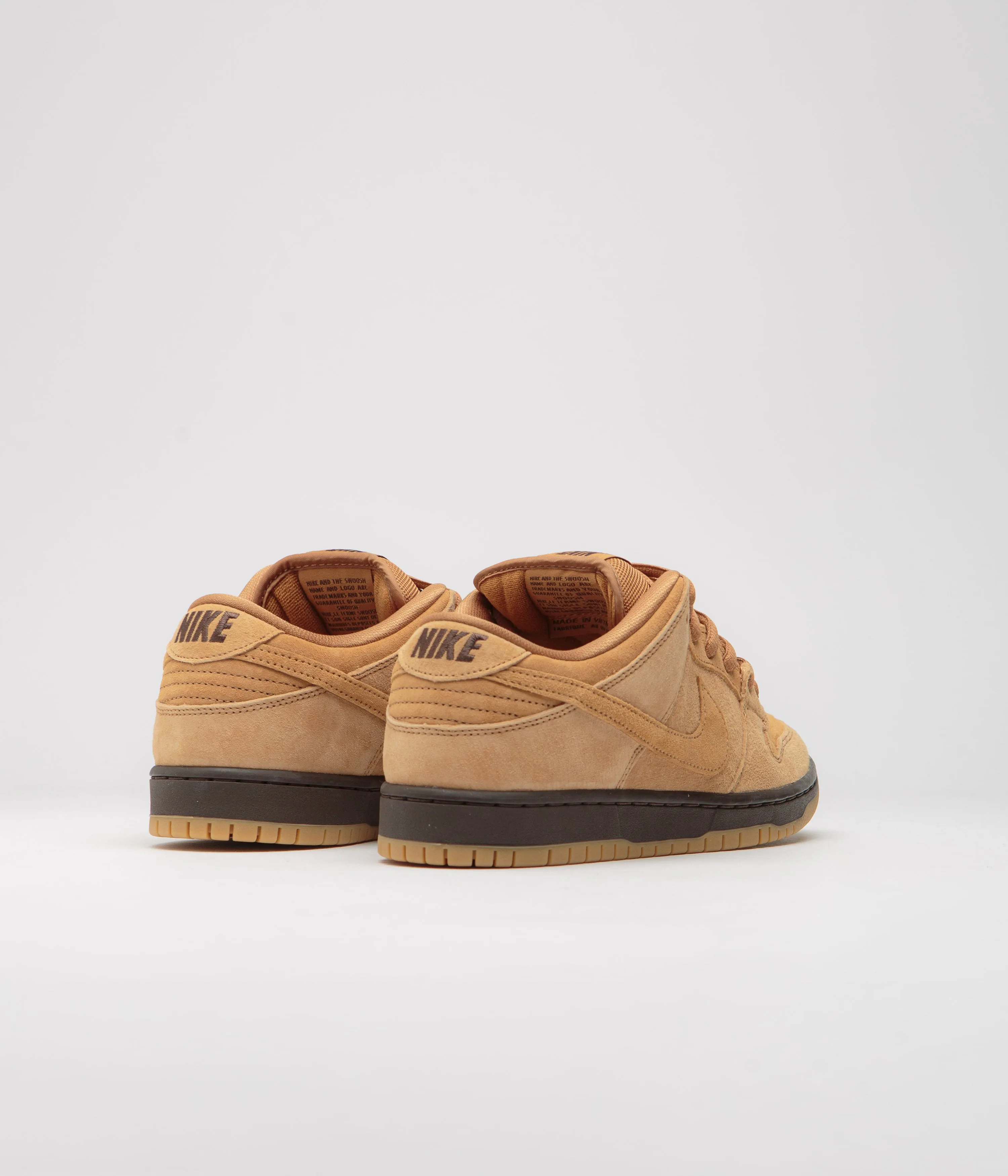 Asics Tennis Shoe Nike SB Dunk Low Pro 'Wheat' Shoes - Flax / Flax - Flax - Baroque Brown