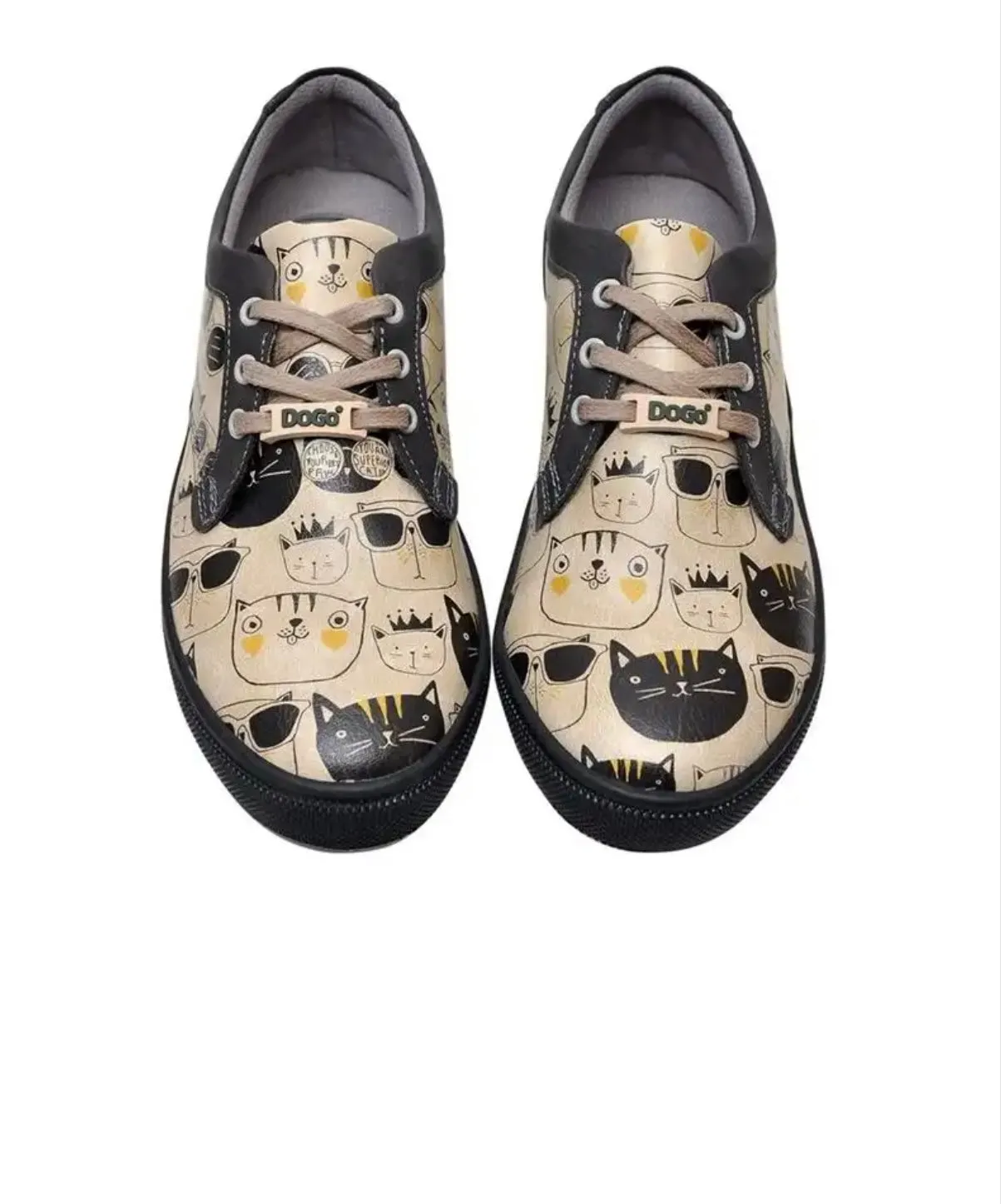 Monochrome Cats | Sneakers Women's Sneakers Vibram Sneakers