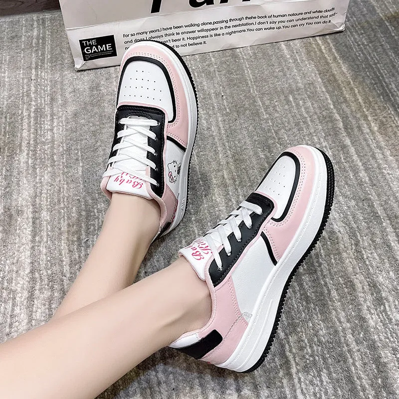 Womens Cute Cat Sneakers Walking Shoes Sneakers Film Review