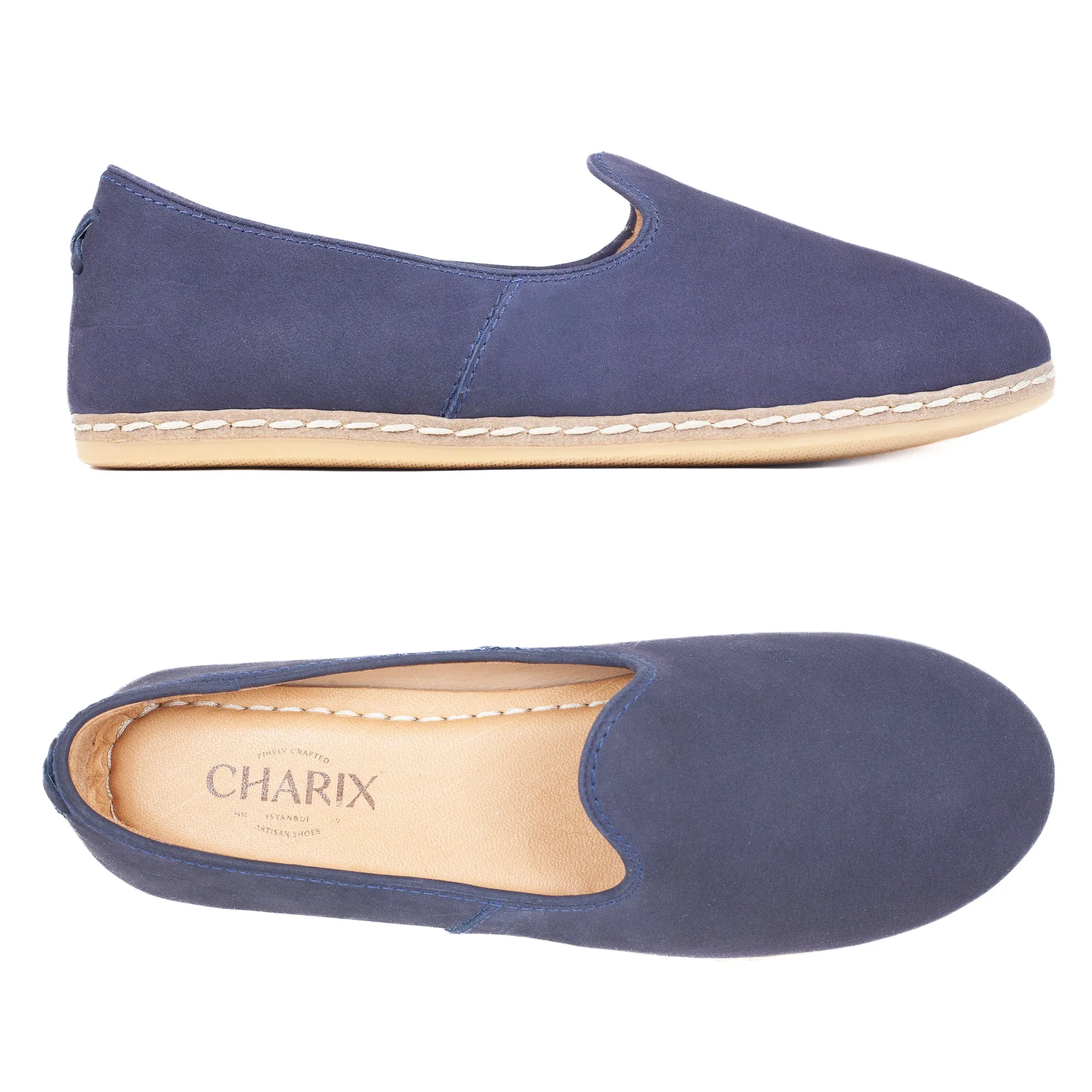 Slip On Toddler Navy Nubuck Slip Ons for Men