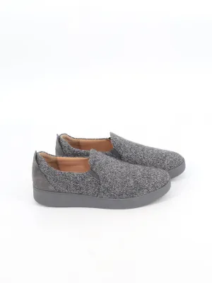 Women's Plain Slip On Shoes,Grey Flat Dance Shoes