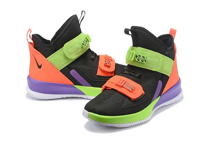 Asics Gel Shoes Nike Lebron Soldier XIII 13 Multicolor Men Sneaker Shoes Sale Size US7,8,8.5,9,10,11,12