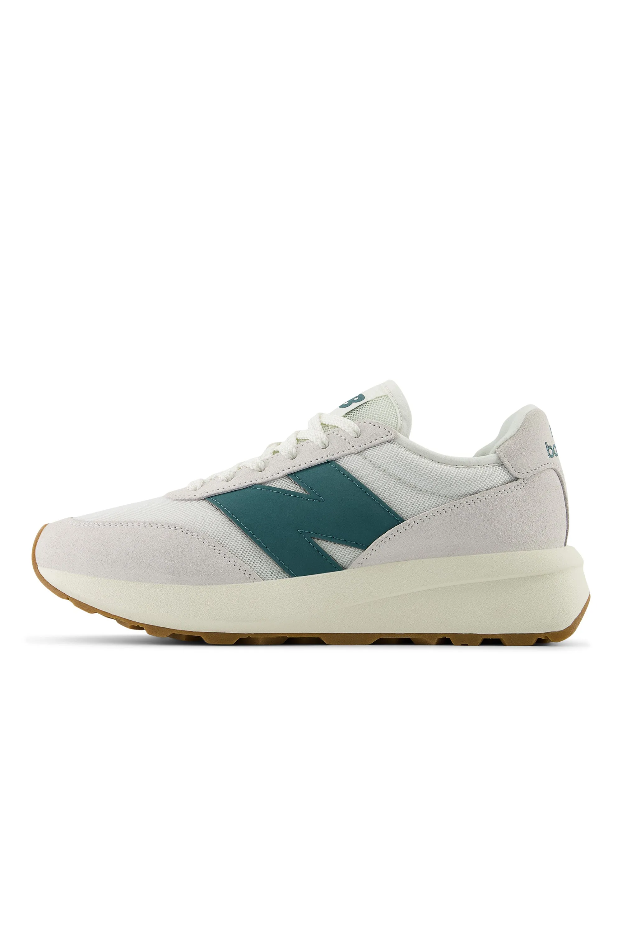 New Balance 370 Trainer Sea Salt & New Spruce Red New Balance Women