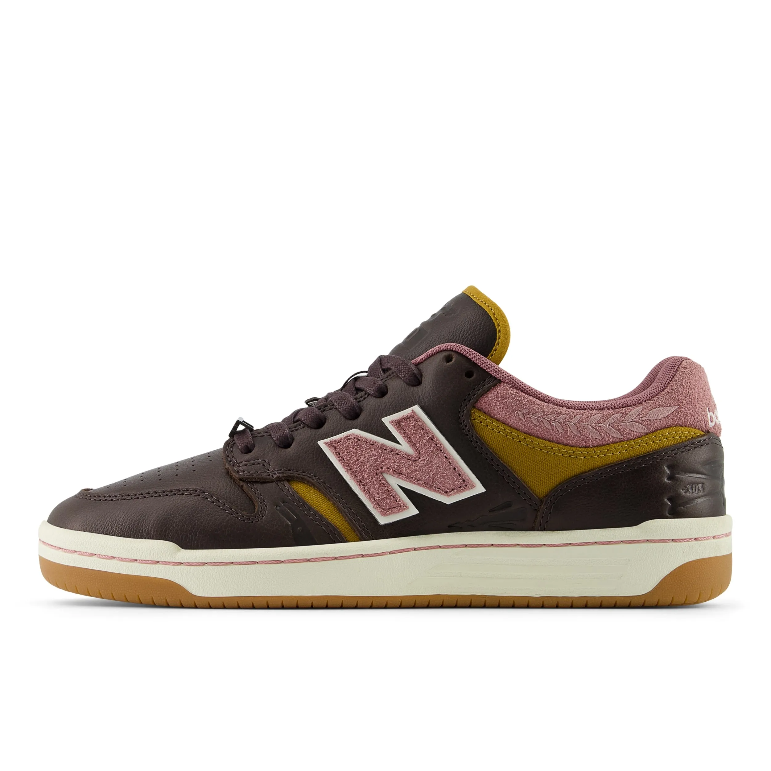 New Balance 480 x Jeremy Fish 303 Boards-Brown/Pink New Balance Red