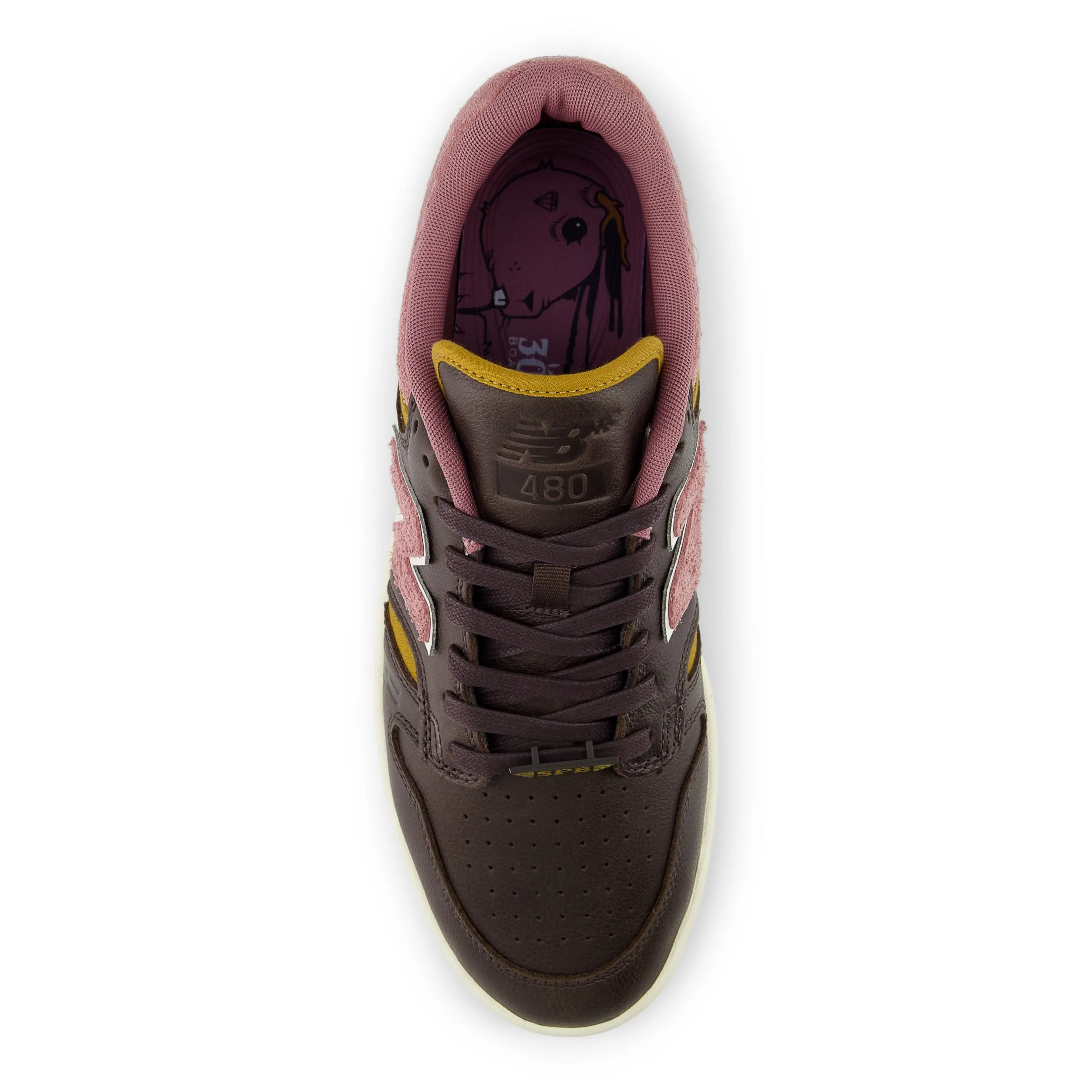 New Balance Fresh Foam X Reviews New Balance 480 x Jeremy Fish 303 Boards-Brown/Pink