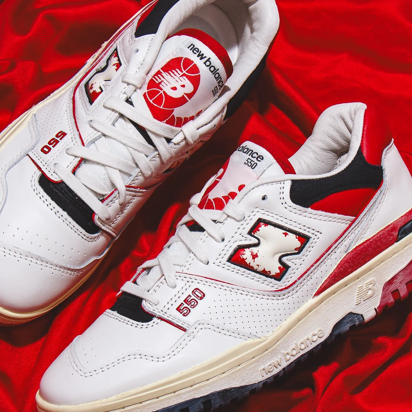 New Balance Men 550 Sea Salt BB550VGA New Balance 5740 Figs