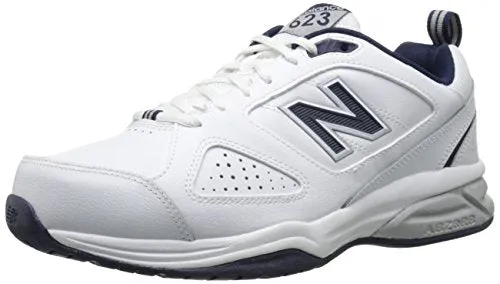 New Balance 960 Blue New Balance Men's 623v3 Training Shoe, White/Navy, 10.5 2E US