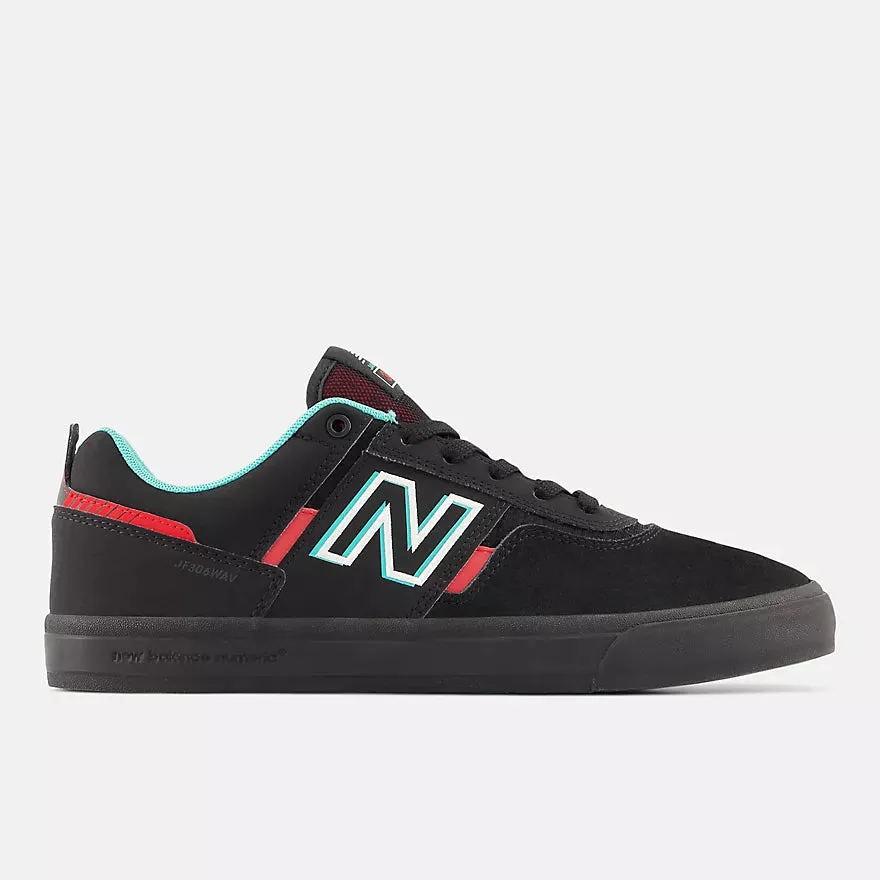 New Balance Numeric 306 Jamie Foy - Black w/ Electric Red 1906 New Balance Grey