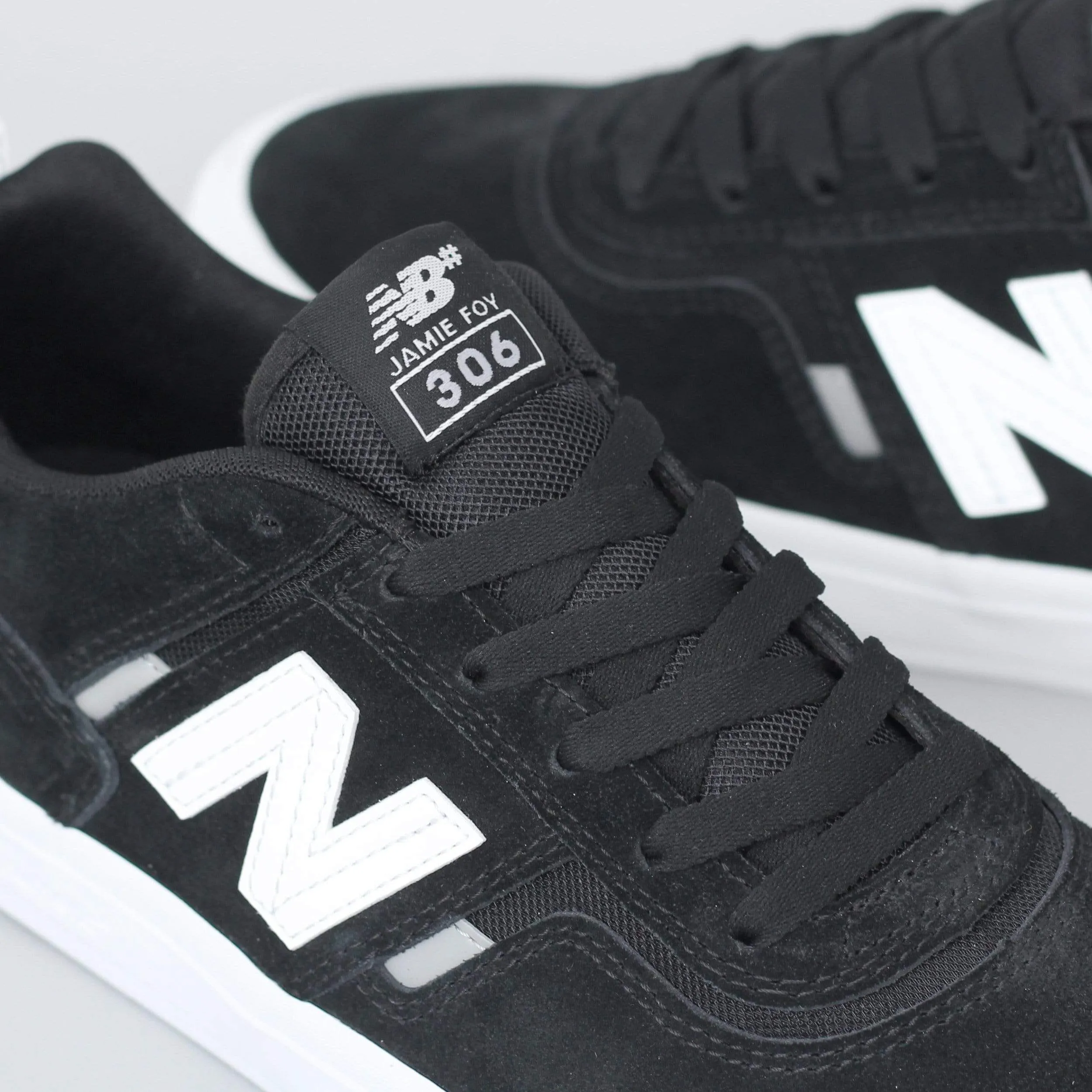 New Balance Numeric 306 Shoes Black / White All Gray New Balance Shoes