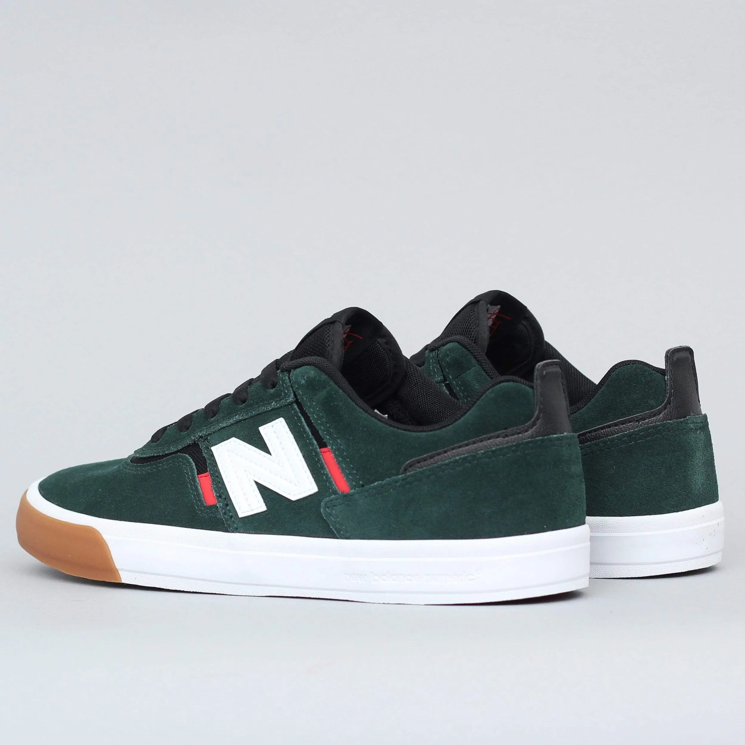 New Balance Numeric 306 Shoes Dark Green / Red New Balance 990 V3 Black