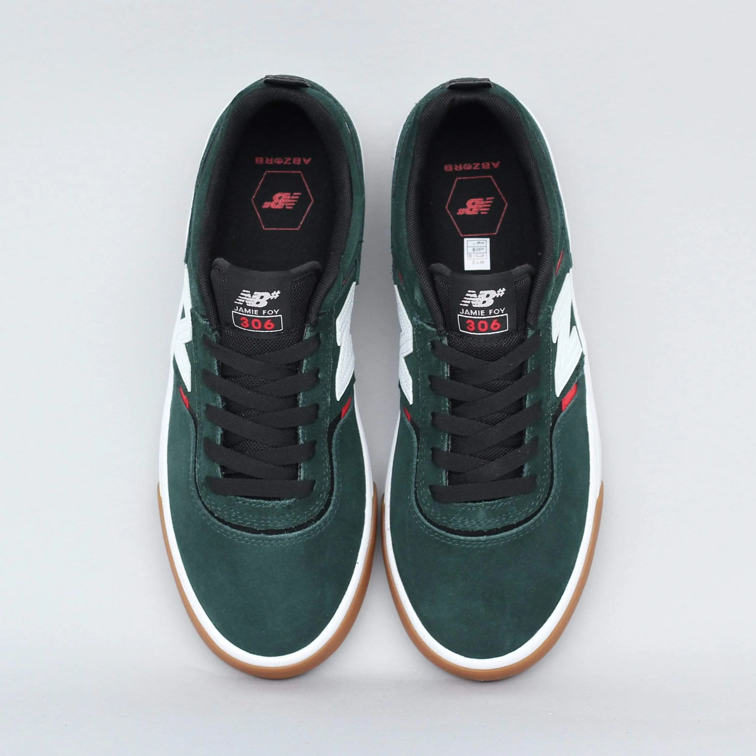New Balance 9060 11c New Balance Numeric 306 Shoes Dark Green / Red