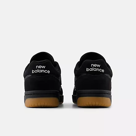 New Balance Numeric 480-Black/White New Balance Baseball Cleats Youth Wide