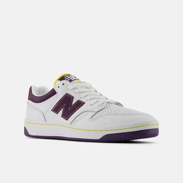 New Balance Numeric 480 NM480PST White - Purple V6 New Balance