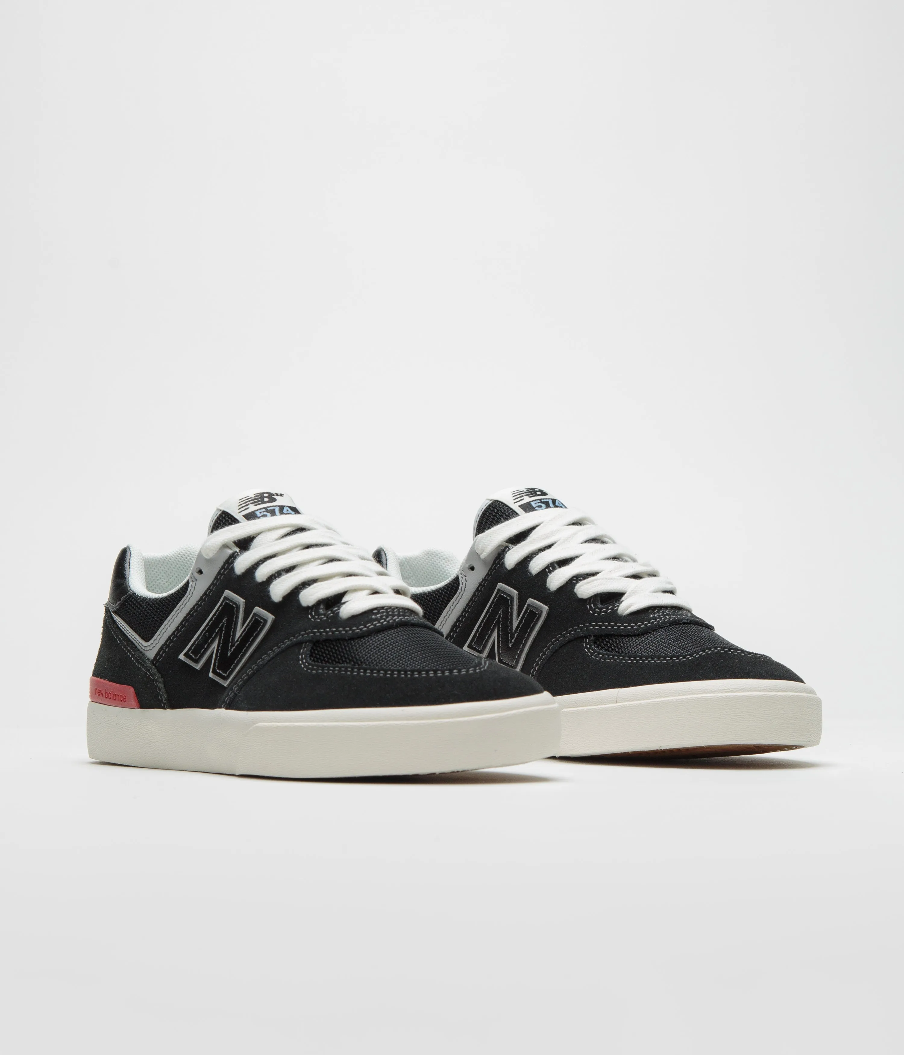 New Balance Numeric 574 Shoes - Black / White Men's New Balance 570