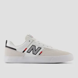 New Balance Womens Slip On New Balance Numeric Jamie Foy 306 Skate Shoes White / Red