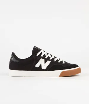 New Balance Numeric Pro Court 212 Shoes - Black / White New Balance Track Cleats