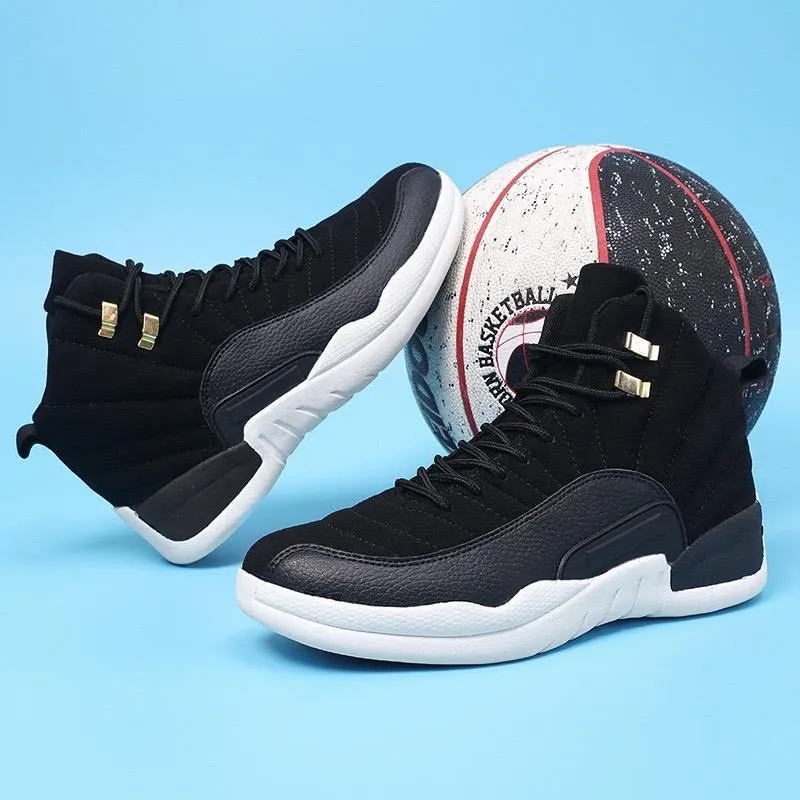 Running Sneakers With Ankle Support New Basketball High Top Shoes for Men