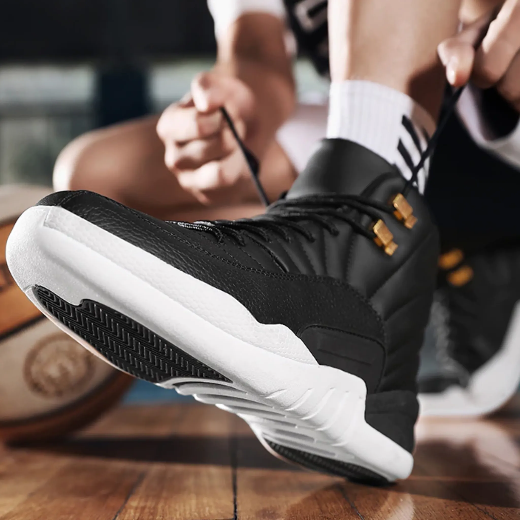 New Basketball High Top Shoes for Men Vintage Havana Sneakers Sale