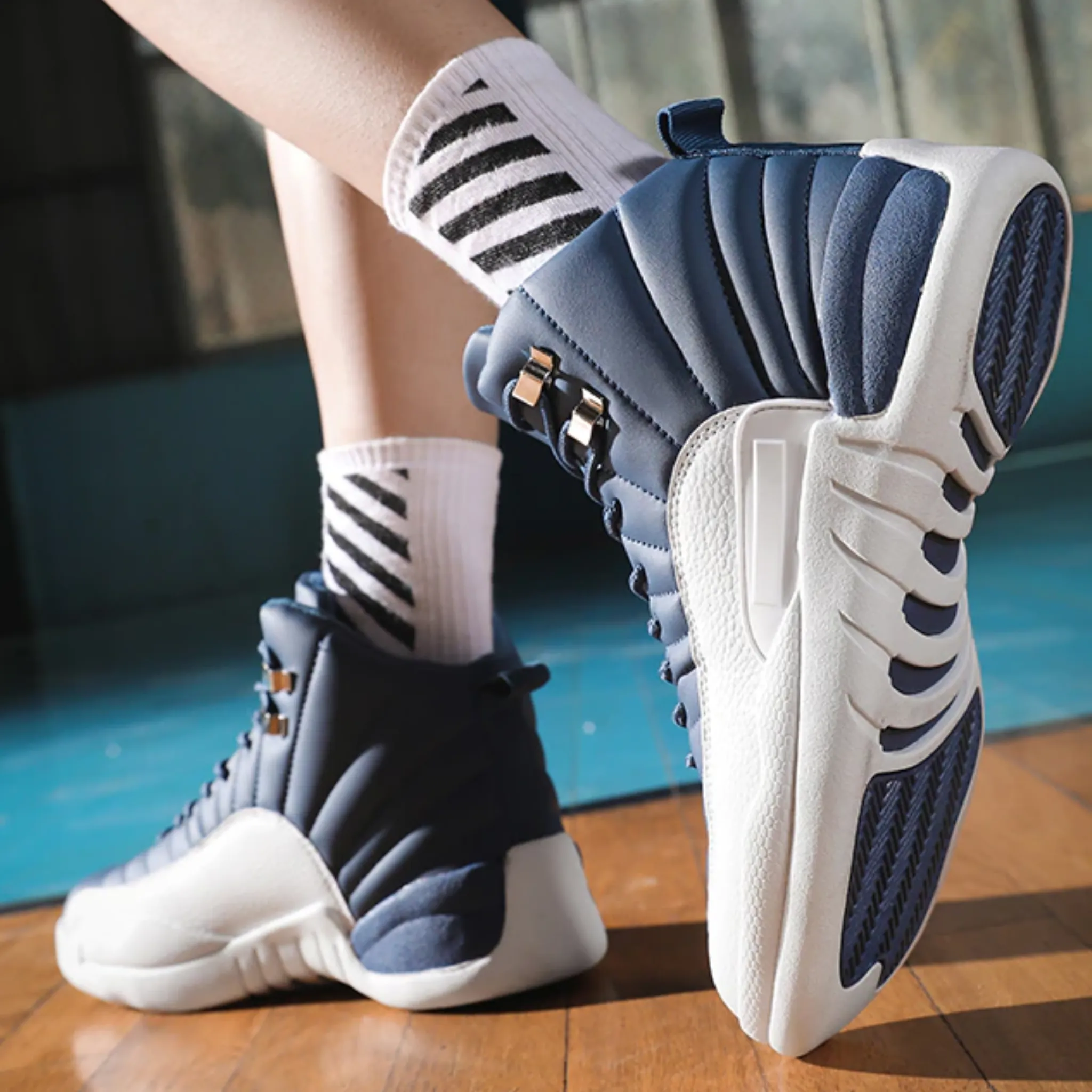 New Basketball High Top Shoes for Men Micheal Kors Sneakers