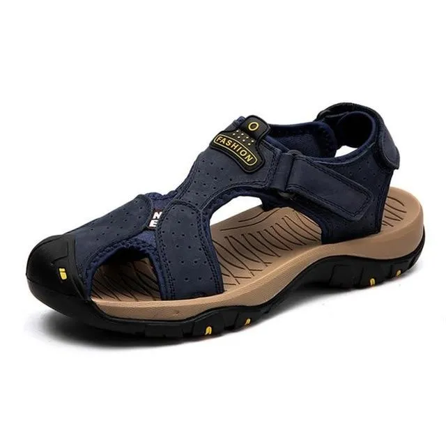 New Men Shoes Genuine Leather Men Sandals Summer Men Causal Shoes Beach Sandals Man Fashion Outdoor Casual Sneakers Size 38-48 Sandals Grenada Excursions