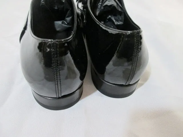 NEW YVES SAINT LAURENT PARIS FLAT Leather SHOE 36.5 6 BLACK Loafer Womens NIB Vintage Foundry Loafers