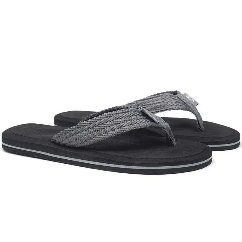I Slide Sandals NIDENGBAO Black Flip Flops