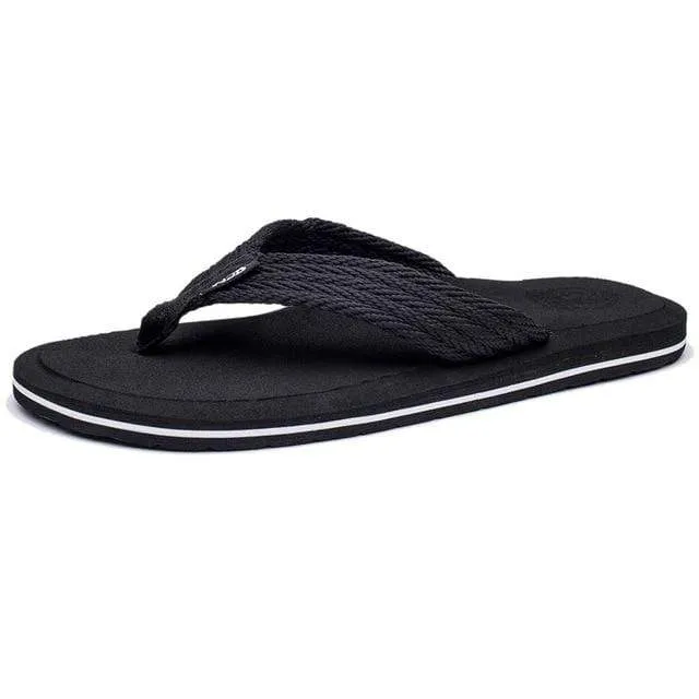Sandals La Source NIDENGBAO Black Flip Flops