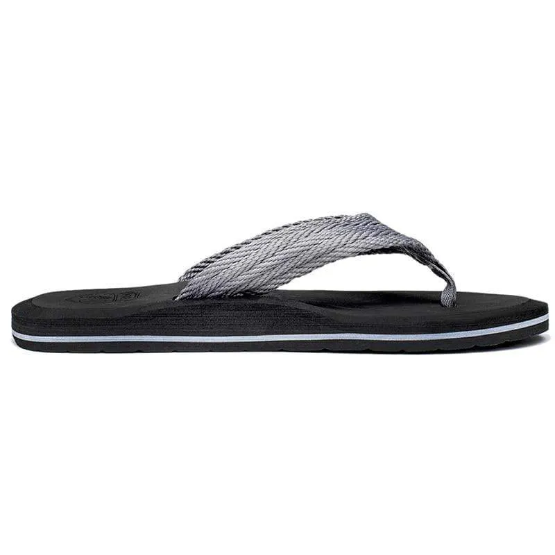 NIDENGBAO Black Flip Flops Brazil Sandals