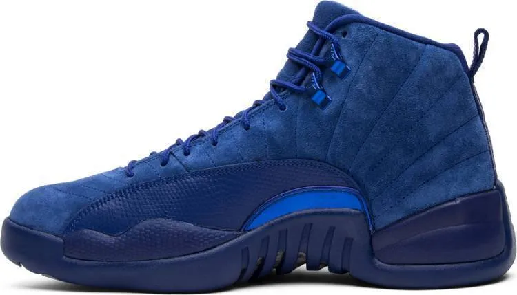 Nike Air Air Jordan 12 Retro 'Deep Royal' Navy Blue Shoes Basketball Men Sale Asics Gel Scram 3 Running Shoes