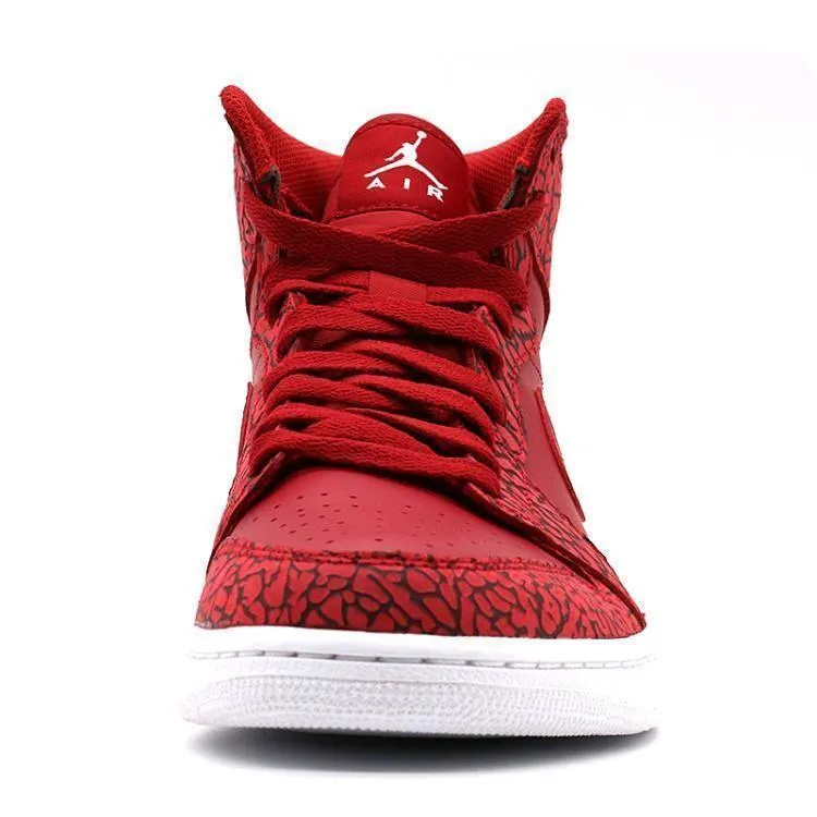Asics Shoe Chart Nike Air Jordan 1 High Red Elephant Shoes Basketball Men Sale