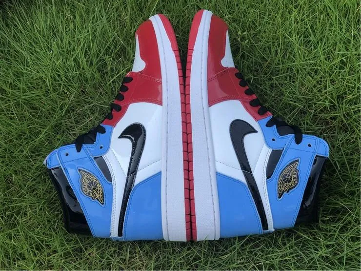 Nike Air Jordan 1 Retro High OG 'Fearless' Sneaker Shoes Sale Men Size 7-13 Asics Most Cushioned Shoe