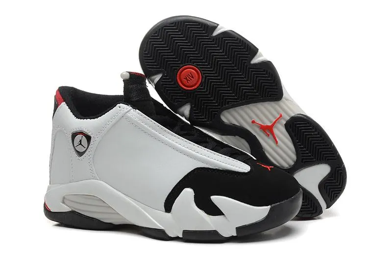 Asic Neutral Running Shoes Nike Air Jordan 14 Retro 'Black Toe' 2014 Sneaker Shoes Sale Men Size 7-13