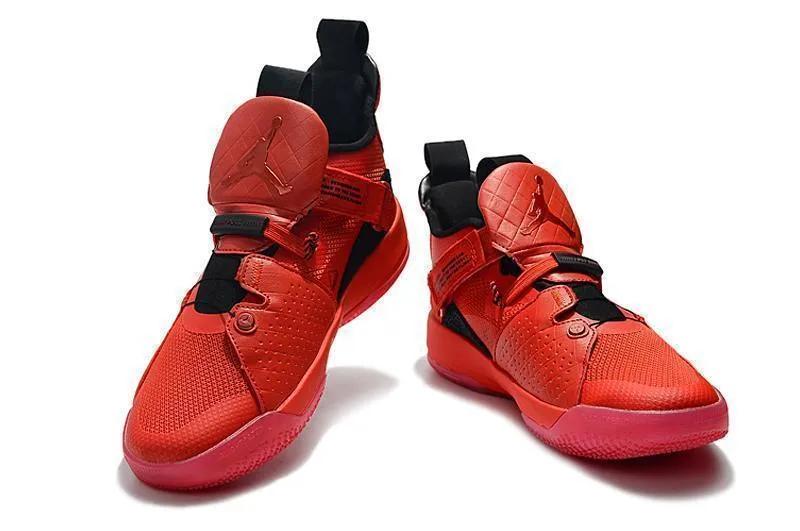 Nike Air Jordan 33 Red Black Men Shoes !!! CYBER MONDAY SALE !!! Chunky Shoes Asics