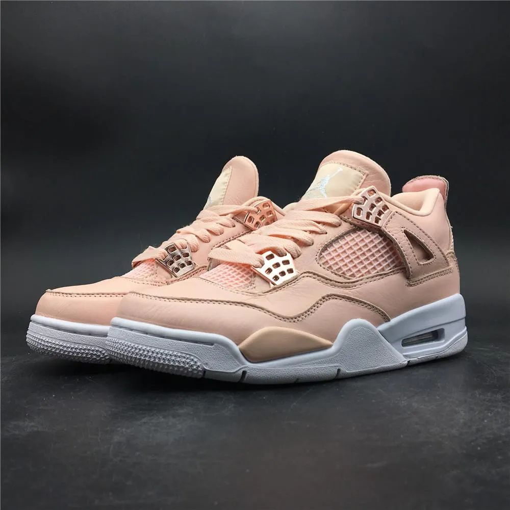 Nike Air Jordan 4 Retro 'Pink rose gold' Sneaker Shoes Sale Men Size 8-13 Asics Usa Tennis Shoes