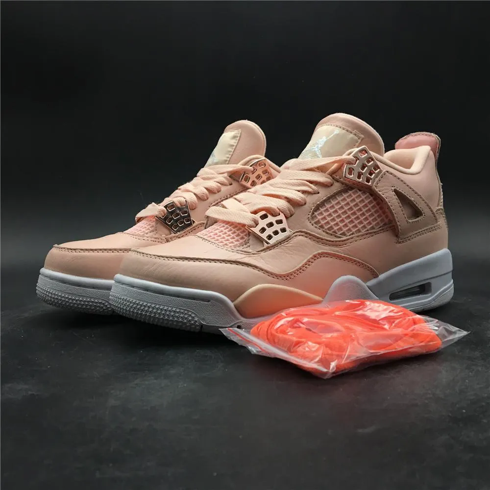 Nike Air Jordan 4 Retro 'Pink rose gold' Sneaker Shoes Sale Men Size 8-13 Onitsuka Tiger By Asics Serrano Classic Shoes