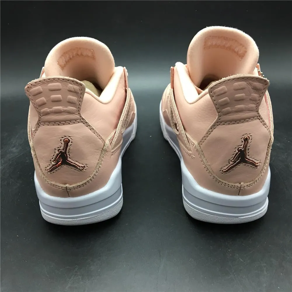 Nike Air Jordan 4 Retro 'Pink rose gold' Sneaker Shoes Sale Men Size 8-13 Asic Shoes For Nurses