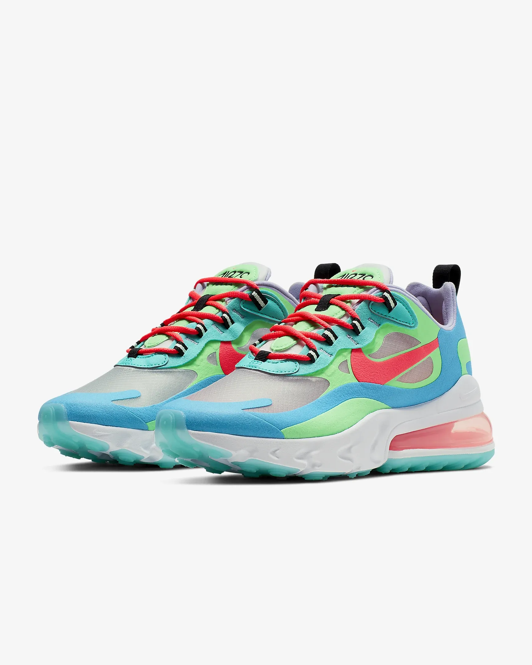 Asics Shoes Gel Lyte V Nike Air Max 270 React 'Electro Green Lagoon' Sneaker Shoes Sale Men Size 5.5 - 11