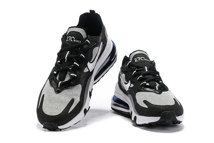 Asics Top Selling Shoes Nike Air Max 270 React GS 'Black Grey' Sneaker Shoes Sale Men Size 5.5 - 11