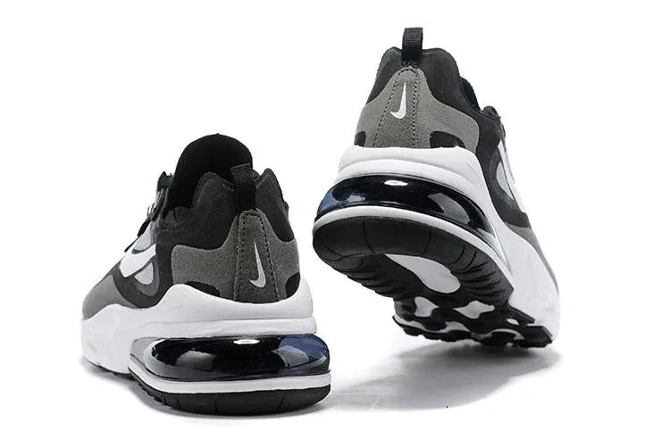Nike Air Max 270 React GS 'Black Grey' Sneaker Shoes Sale Men Size 5.5 - 11 Asics Gt 1000 12 Running Shoe