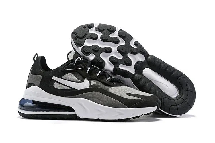 Nike Air Max 270 React GS 'Black Grey' Sneaker Shoes Sale Men Size 5.5 - 11 Asics Jolt 4 Running Shoes