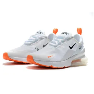 Us Asics Shoes Nike Air Max 270 React White Orange Sneaker Shoes Sale Men Women Size 5.5 - 11