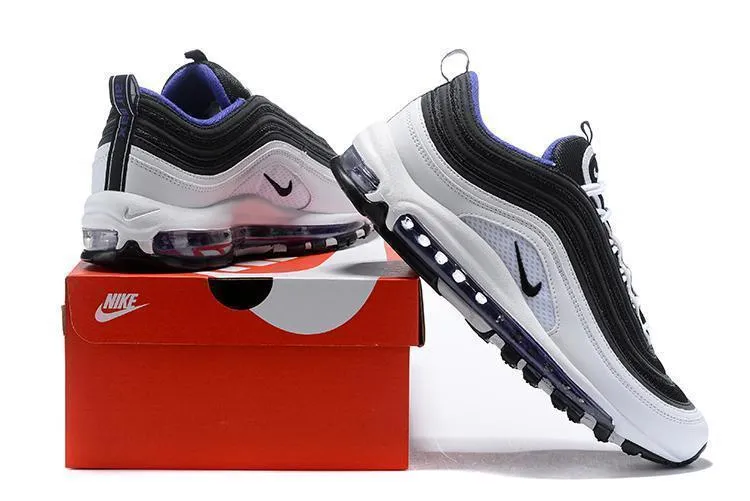 Best Asics Pronation Shoes Nike Air Max 97 Black White Blue Shoes Sale Size US 7-11