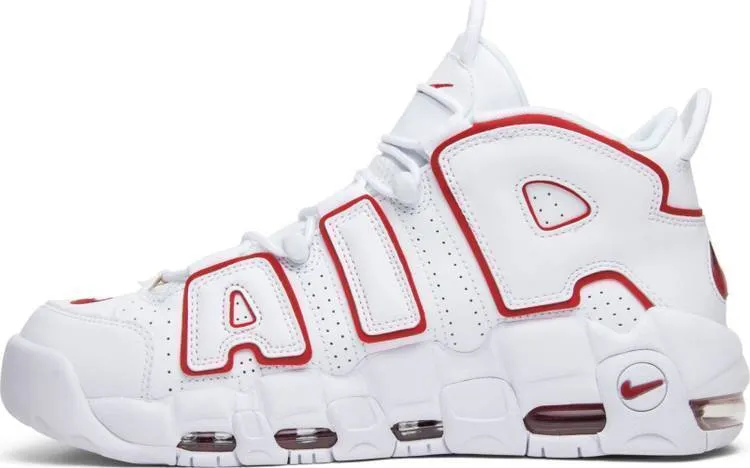 Nike Air More Uptempo 'White Varsity Red' Sneaker Shoes Basketball Men Size US 7 - 13 Asics Shoe Width Measurement