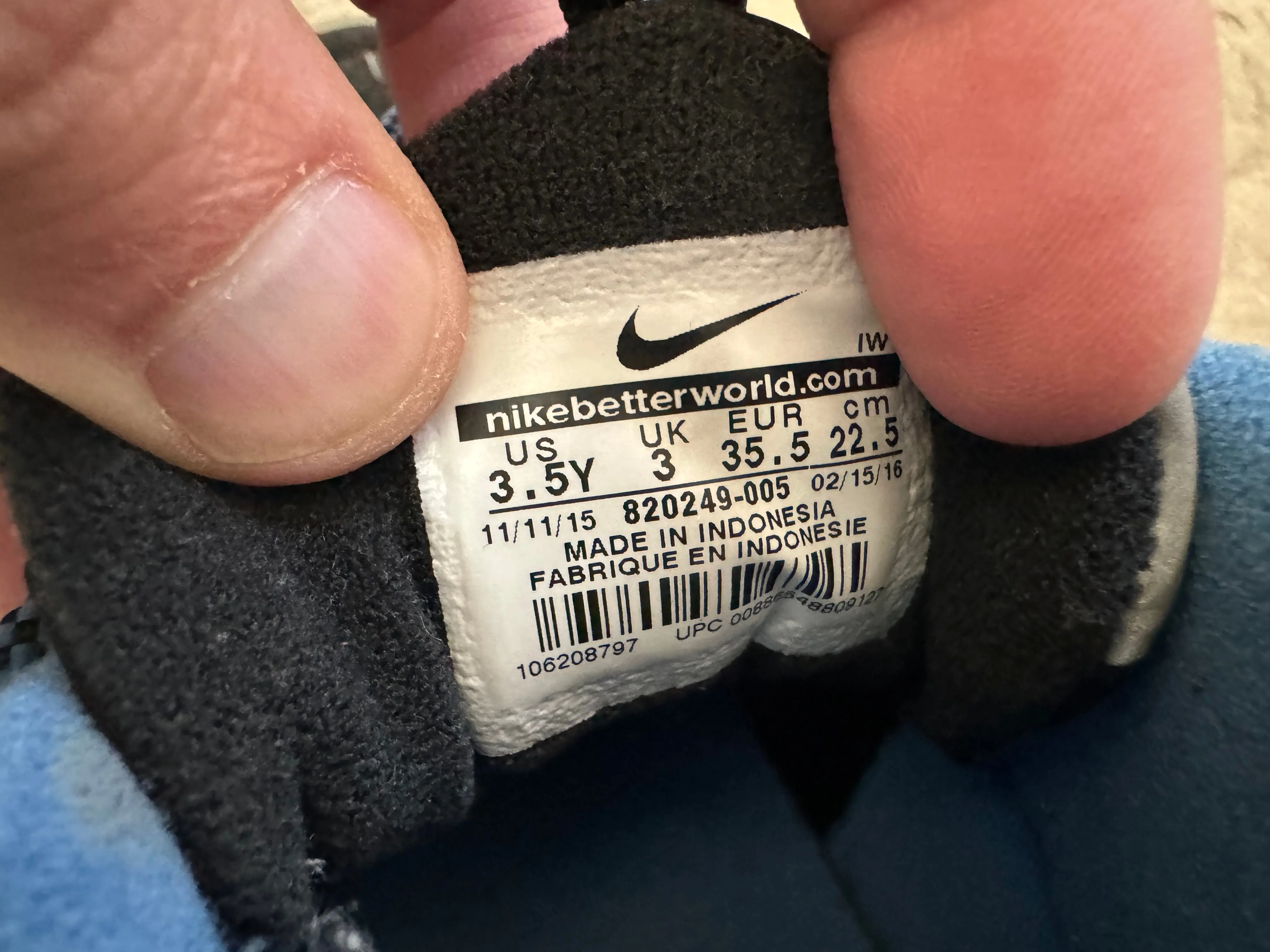 Asics Gel Kayano 24 Lite Show Running Shoe Nike Air Penny 2 Varsity Royal Blue Black Basketball Shoe, Size 3.5 ###