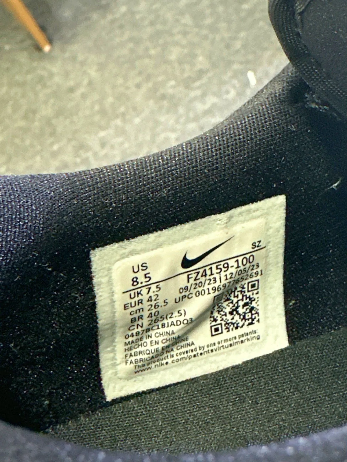 Nike Black and White Air Jordan 1 Low Golf Shoes UK 7.5 Asics Running Shoes Ankle Support