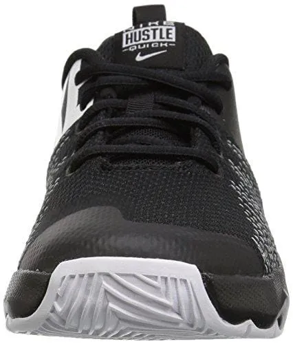 Asics New Shoes Nike Boys' Team Hustle Quick (GS) Basketball Shoe, Black/White, 5 M US Big Kid