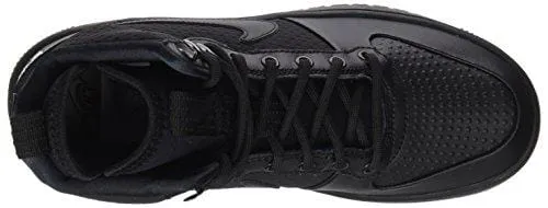 NIKE Court Borough Mid Winter Men's Waterproof Basketball Shoes (9.5 D(M) US, Black) Asics Shoes Deals